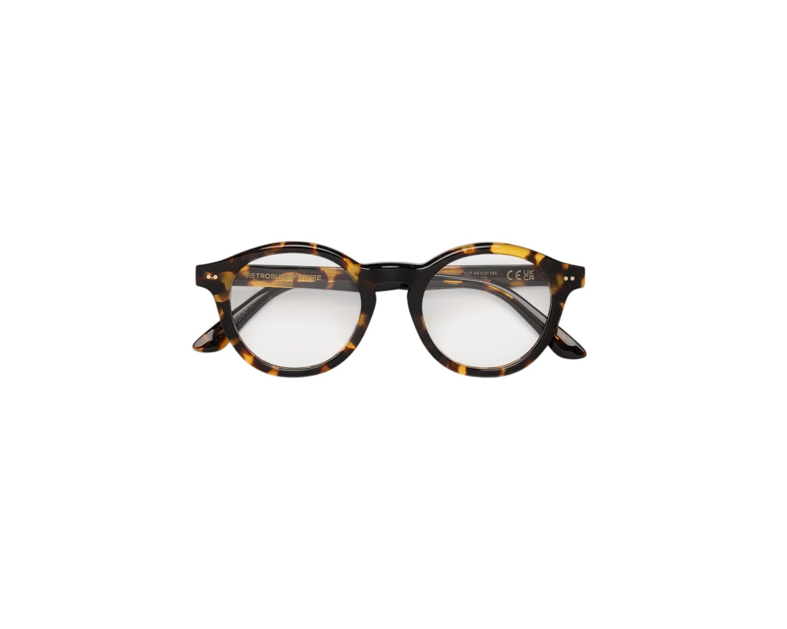 UUF Numero 129 Burnt Havana Montature da vista Retrosuperfuture 2