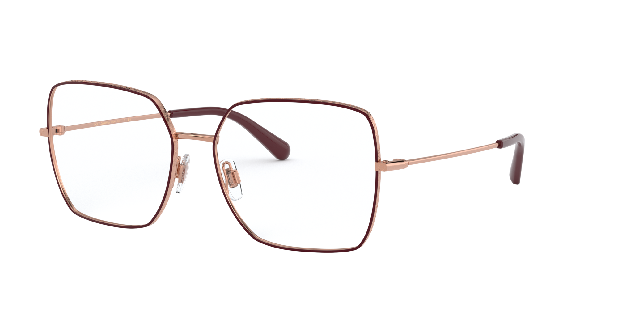 Dolce & Gabbana DG1323 1333 GOLD/BORDEAUX Montature da vista Dolce & Gabbana 1