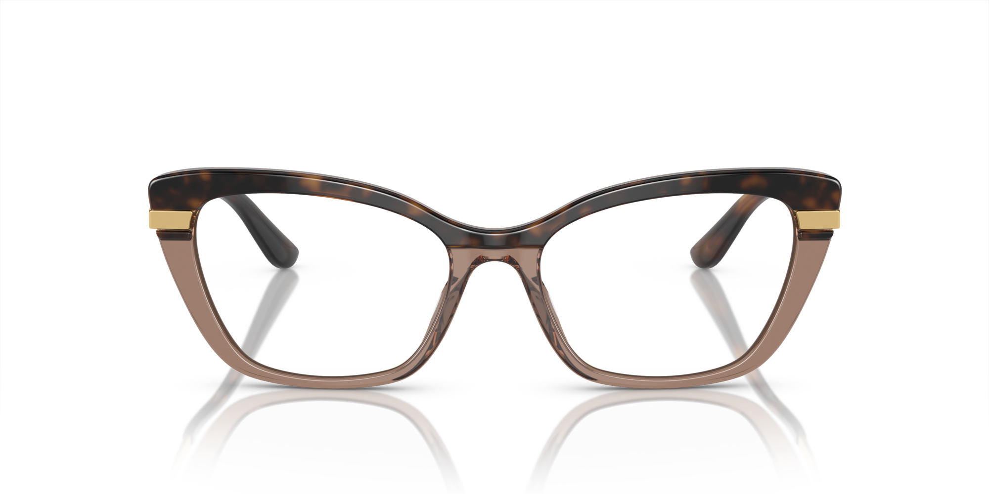 Dolce & Gabbana DG3325 3256 TOP HAVANA ON TRANSP BROWN Montature da vista Dolce & Gabbana 3