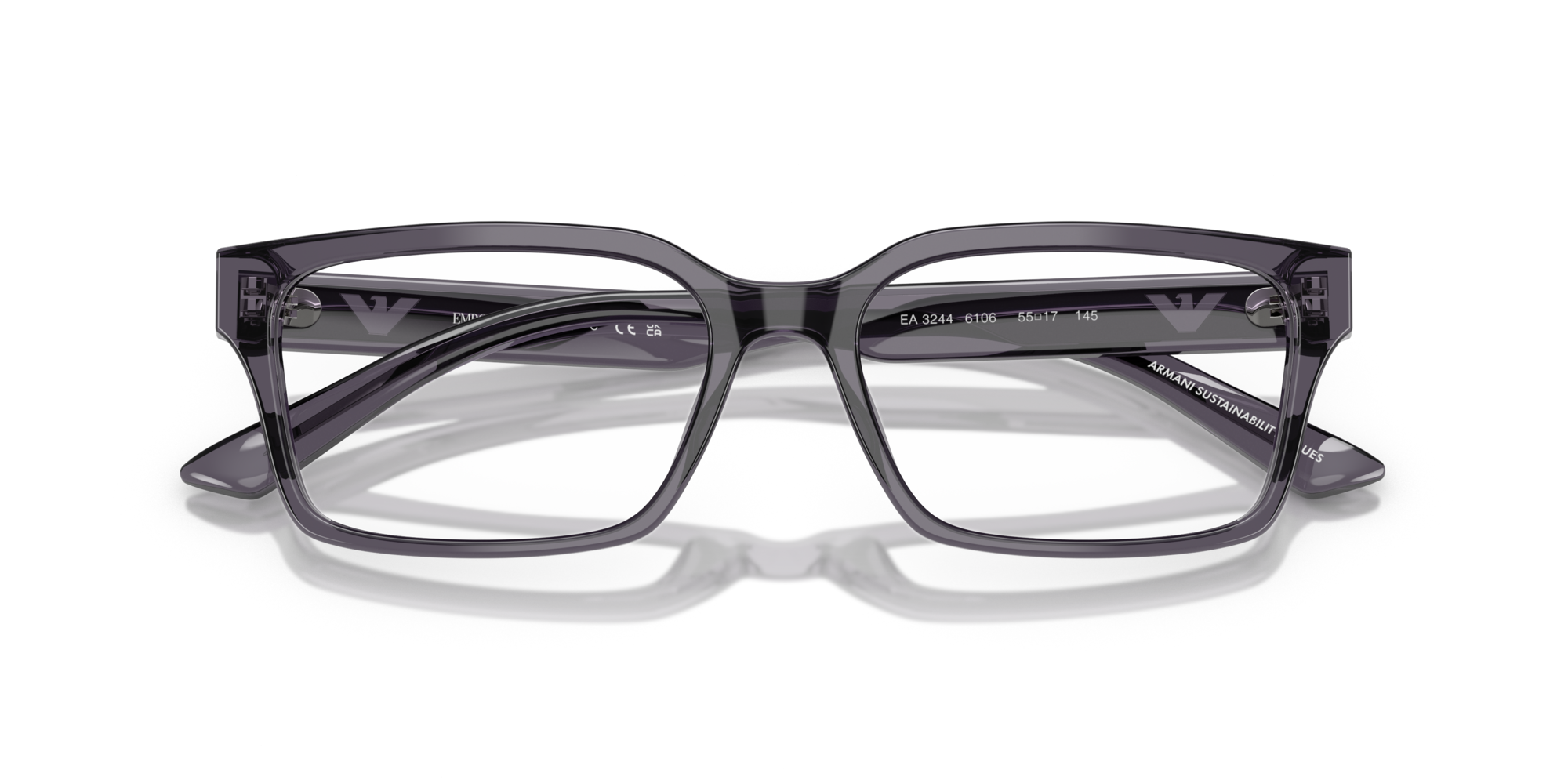EA3244 6106 Montature da vista Emporio Armani 2