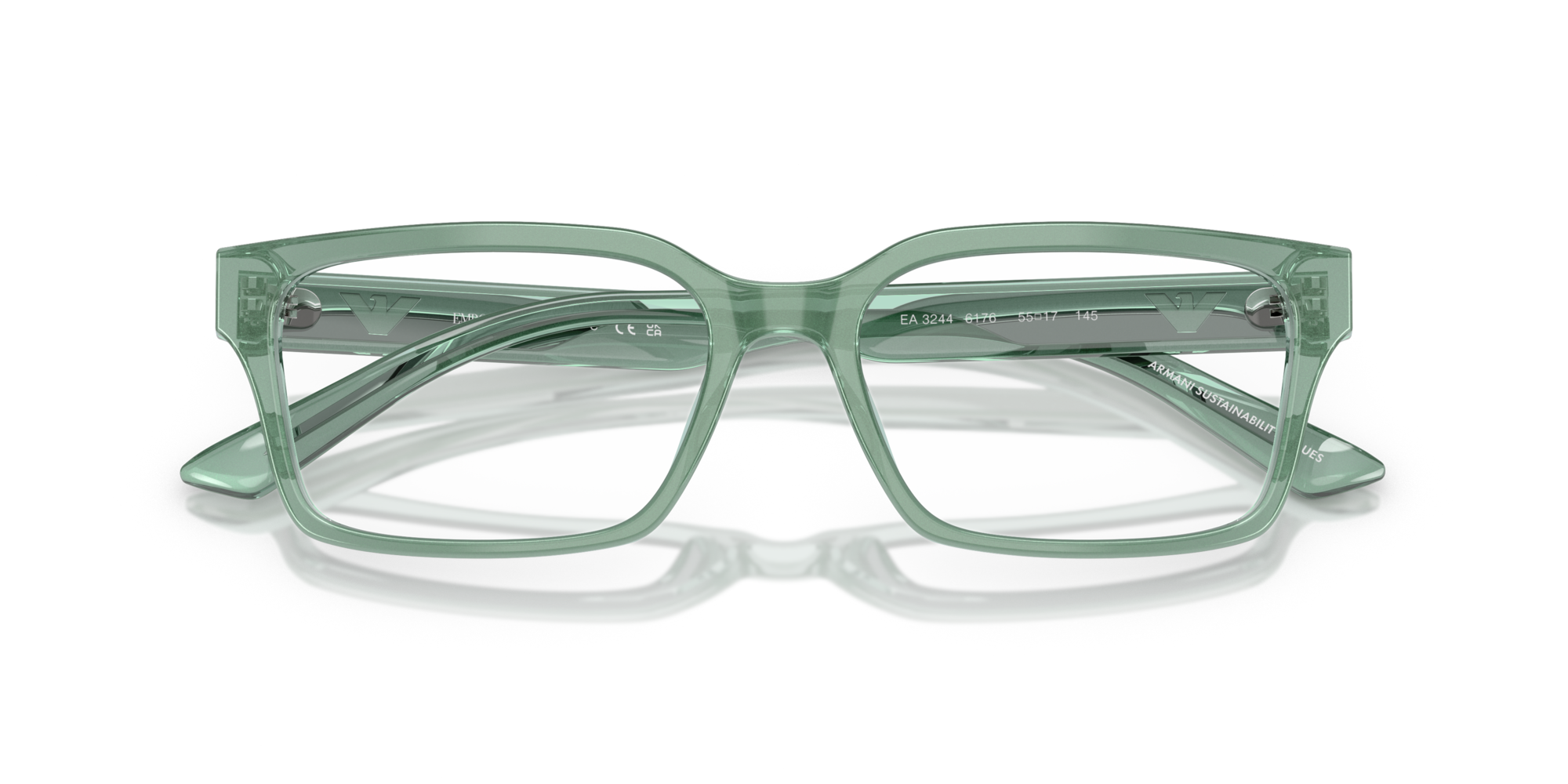EA3244 6176 Montature da vista Emporio Armani 2