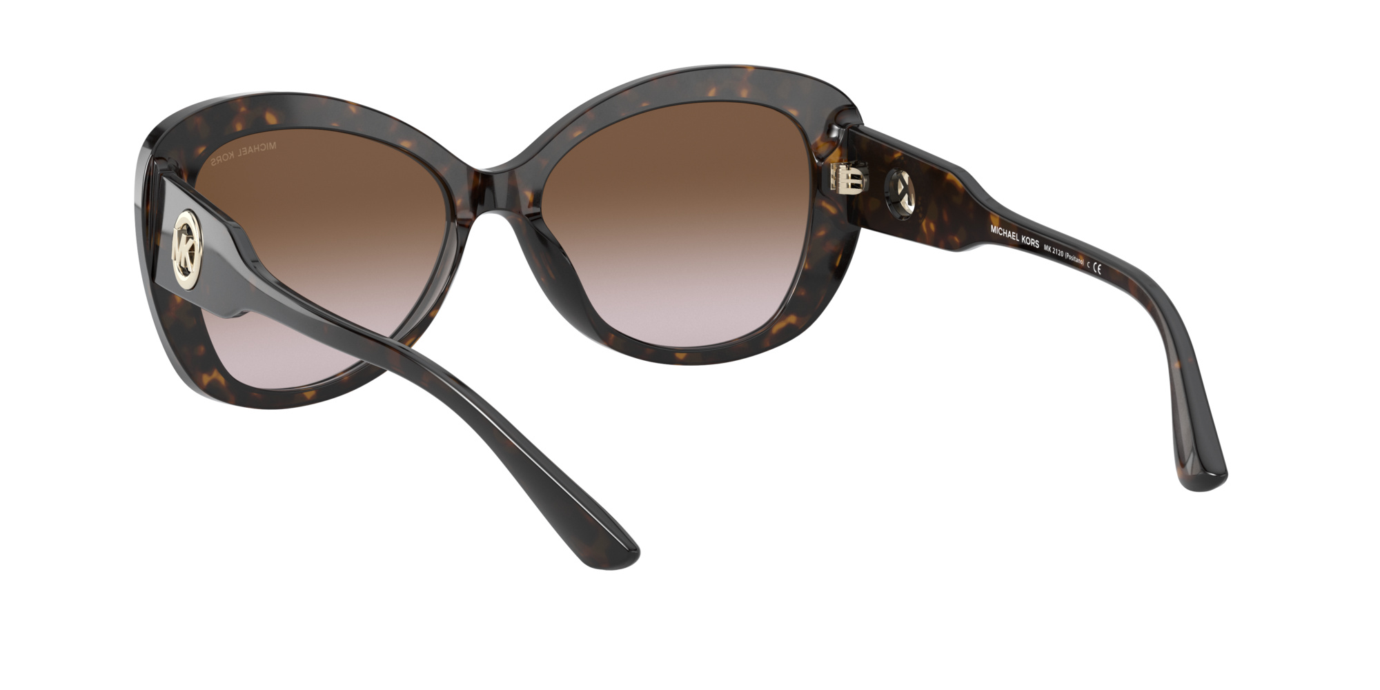 Michael Kors MK2120 POSITANO 300613 DARK TORT Occhiali da sole Michael Kors 4