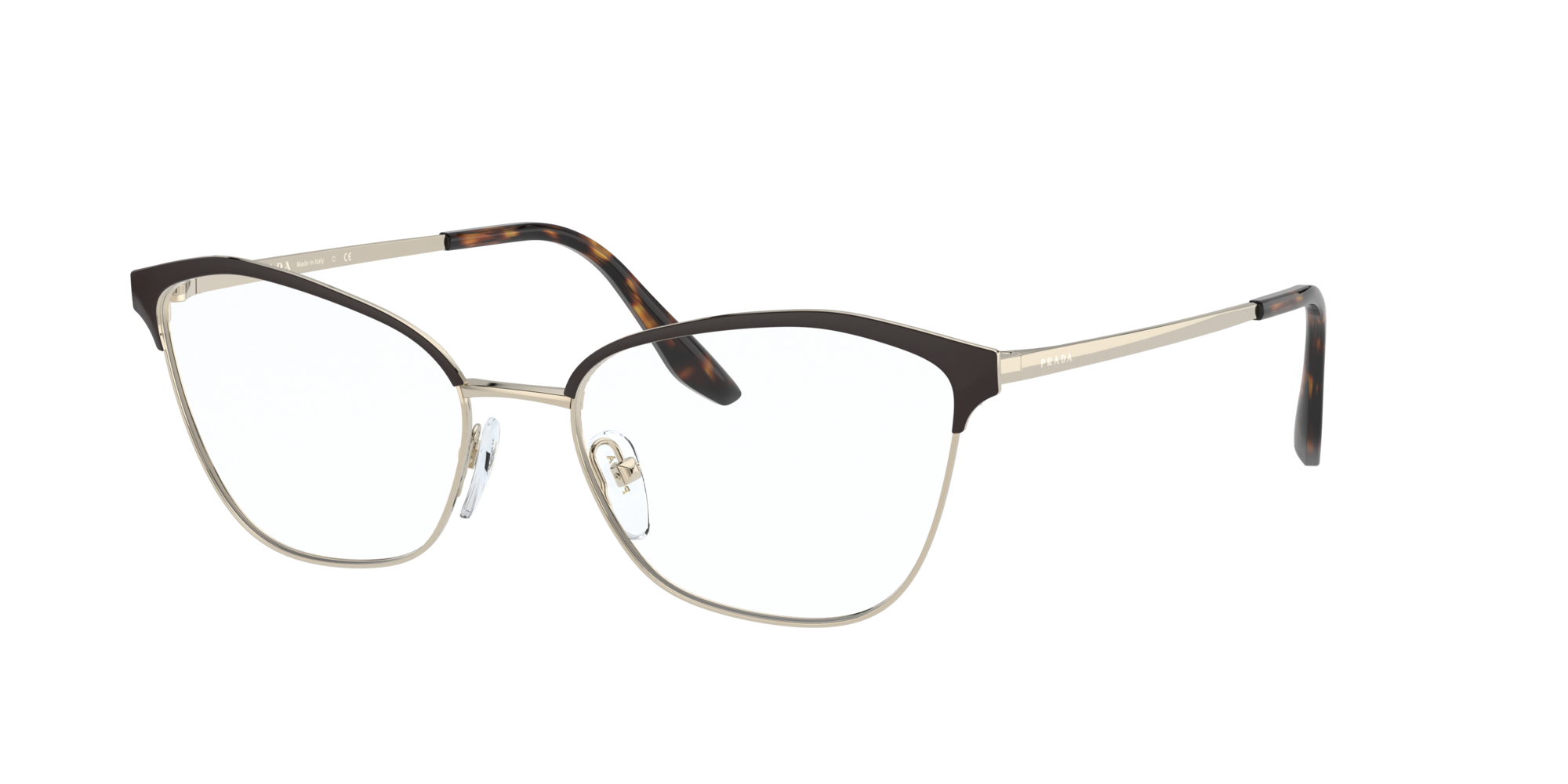 PR 62XV KOF1O1 BROWN/PALE GOLD Montature da vista Prada 1