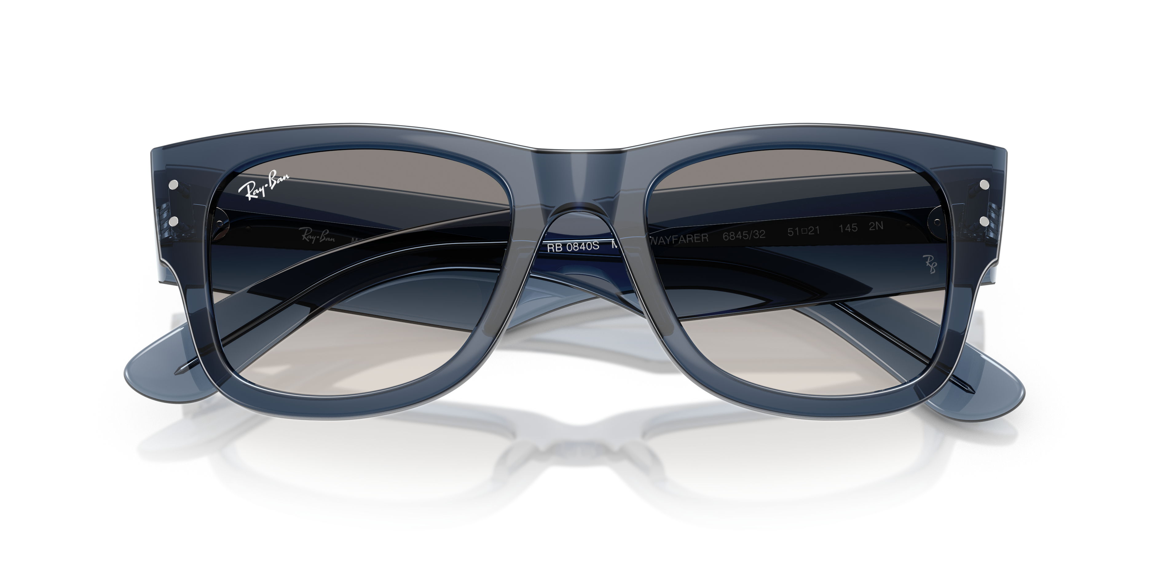 Ray - Ban RB0840S MEGA WAYFARER 684532 Occhiali da sole Ray - Ban 2