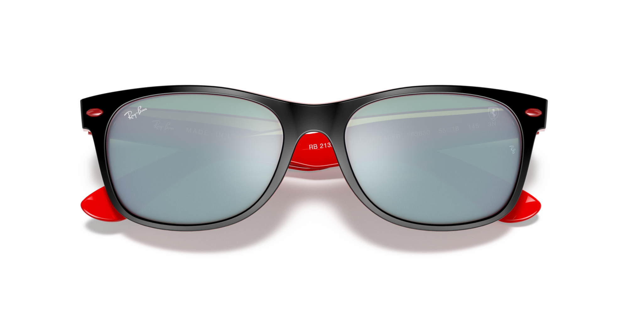 RB2132M NEW WAYFARER SCUDERIA FERRARI COLLECTION F63830 Occhiali da sole Ray - Ban 2