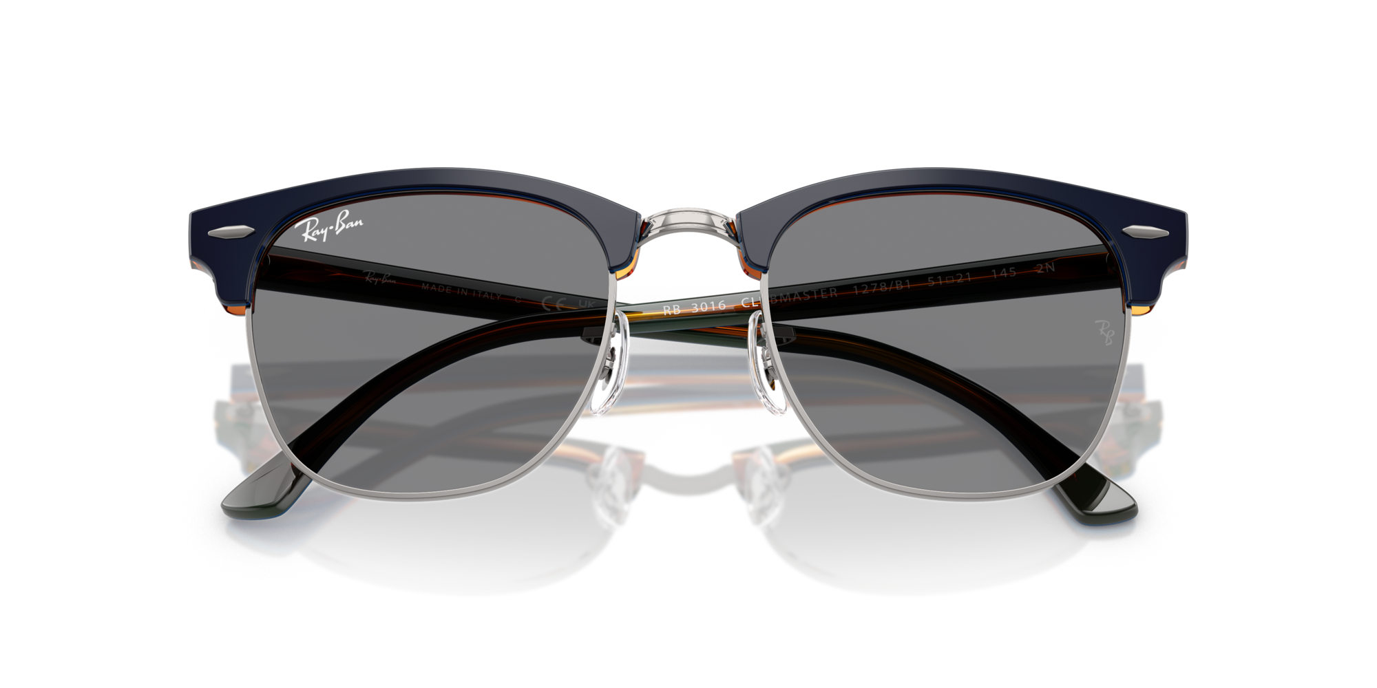 RB3016 CLUBMASTER 1278B1 Occhiali da sole Ray - Ban 2