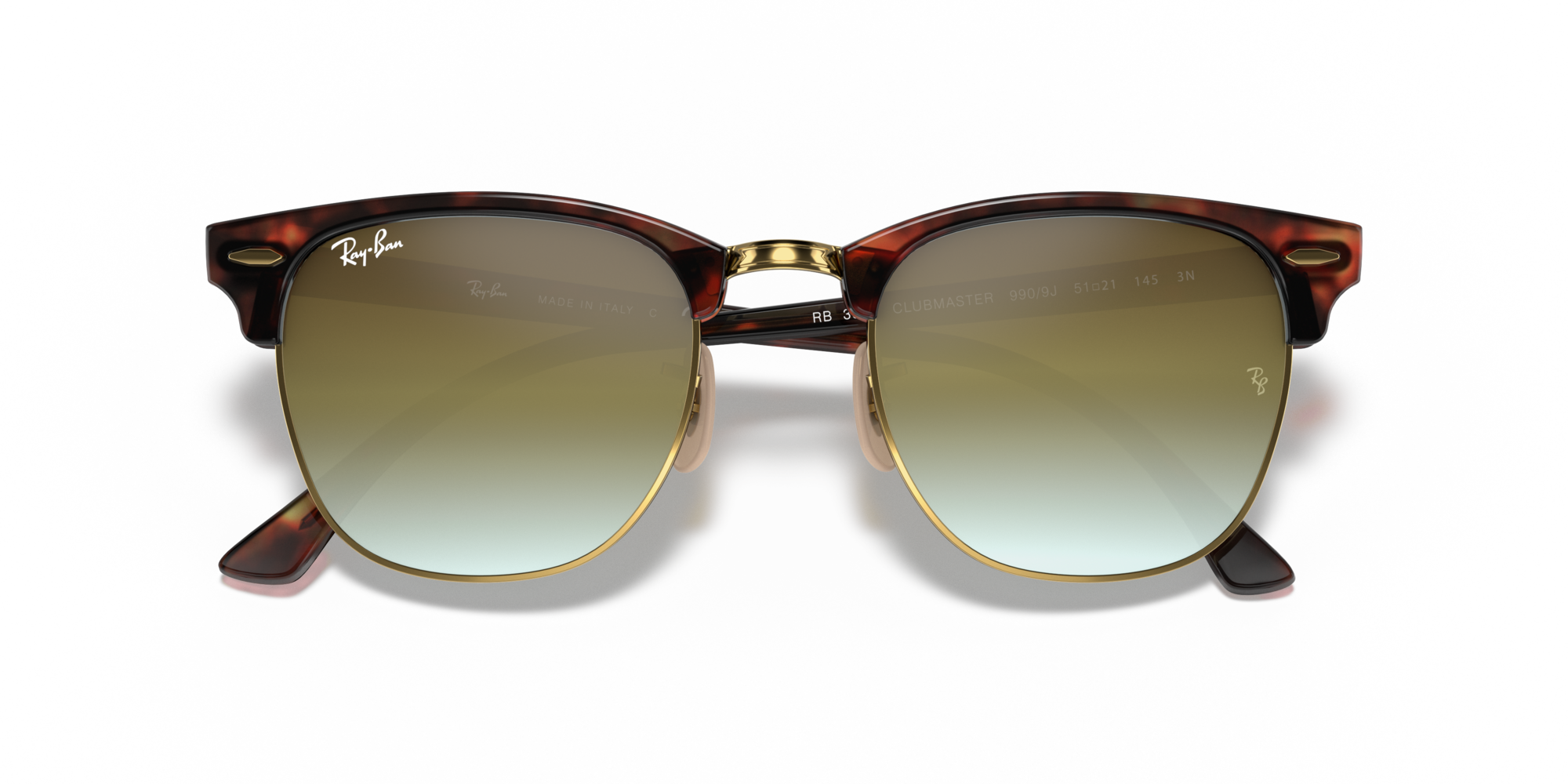 RB3016 CLUBMASTER 990/9J Occhiali da sole Ray - Ban 2
