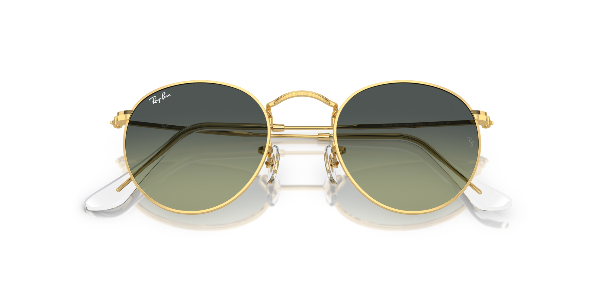 RB3447 ROUND METAL 001/BH Occhiali da sole Ray - Ban 2