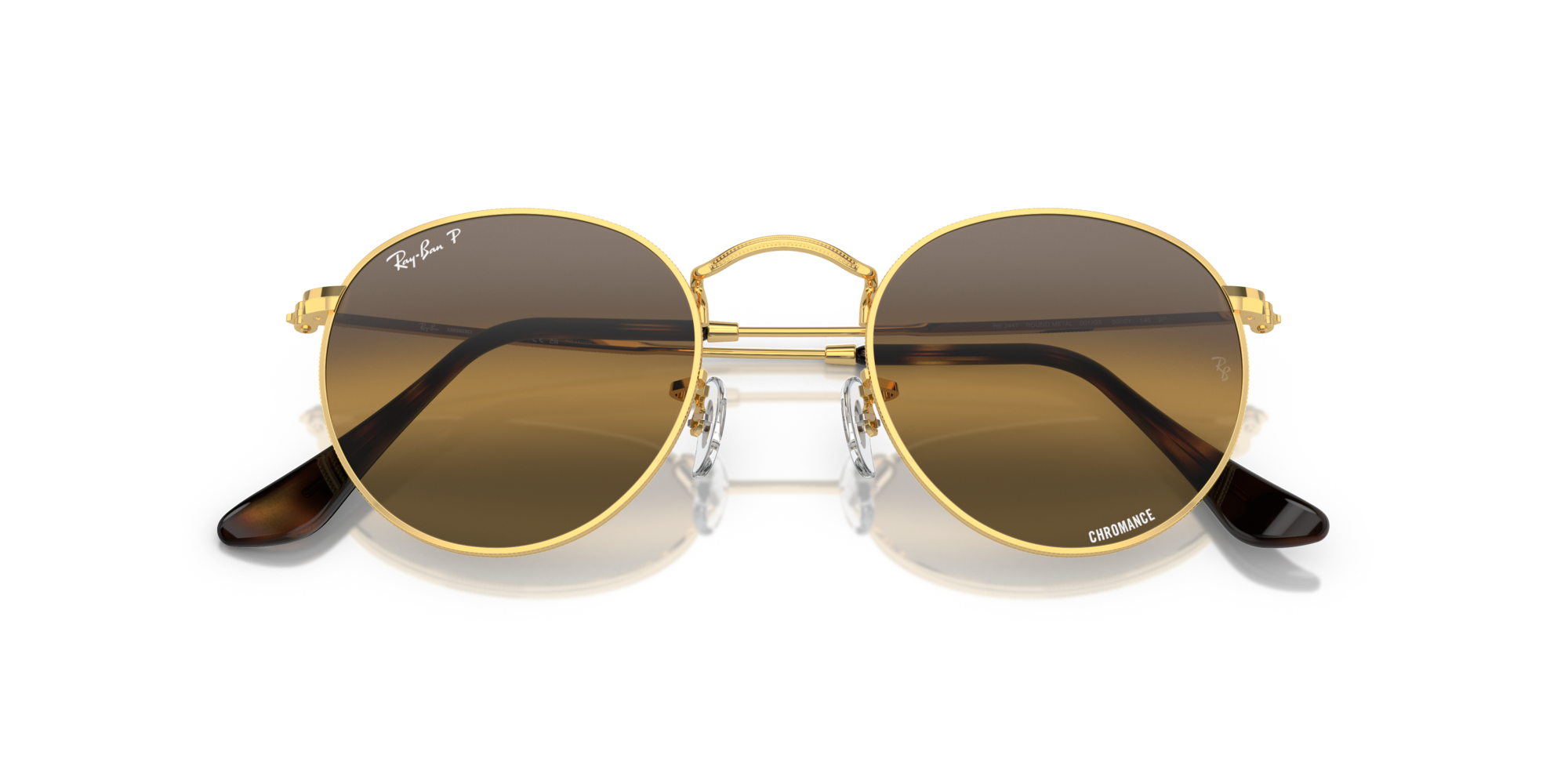 RB3447 ROUND METAL 001/G5 Occhiali da sole Ray - Ban 2