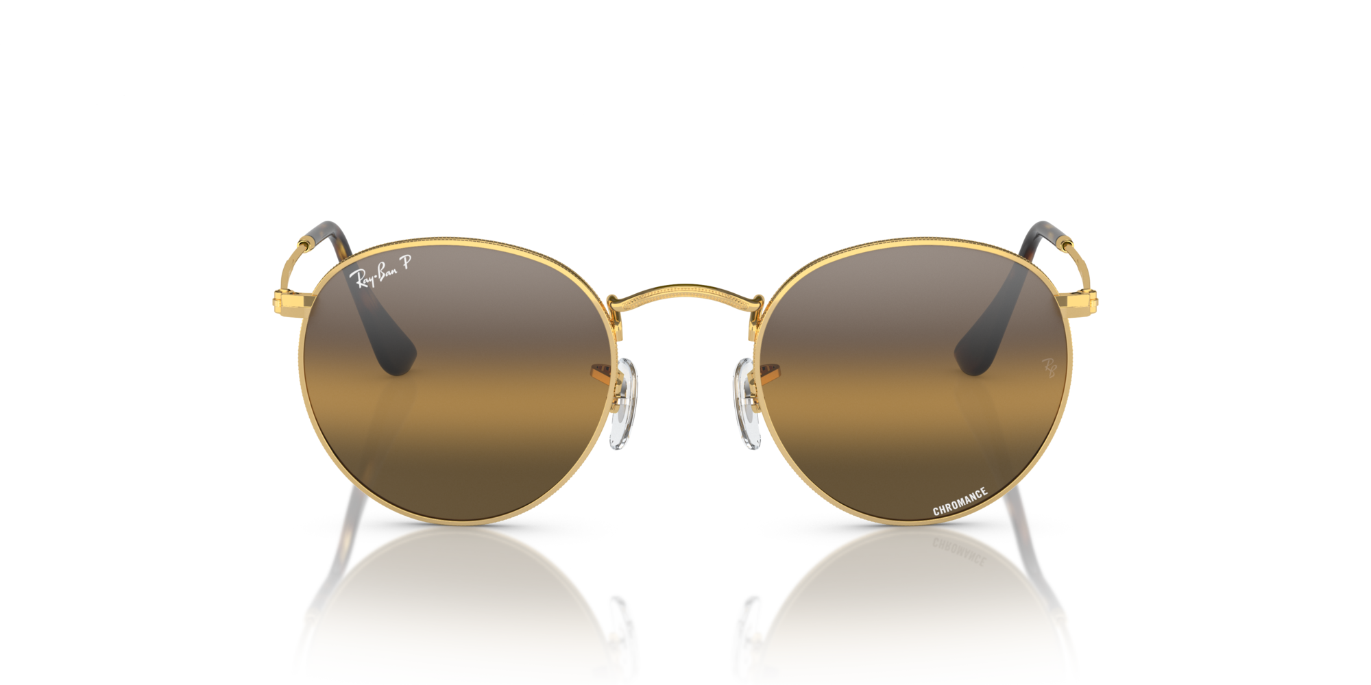 RB3447 ROUND METAL 001/G5 Occhiali da sole Ray - Ban 3