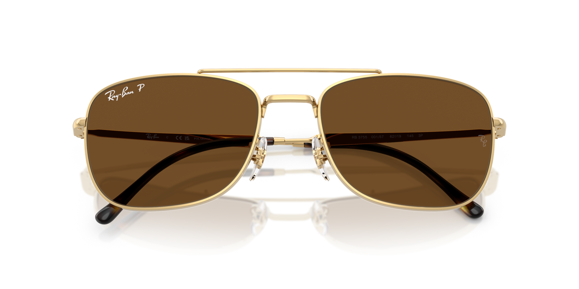 RB3755 001/57 Occhiali da sole Ray - Ban 2