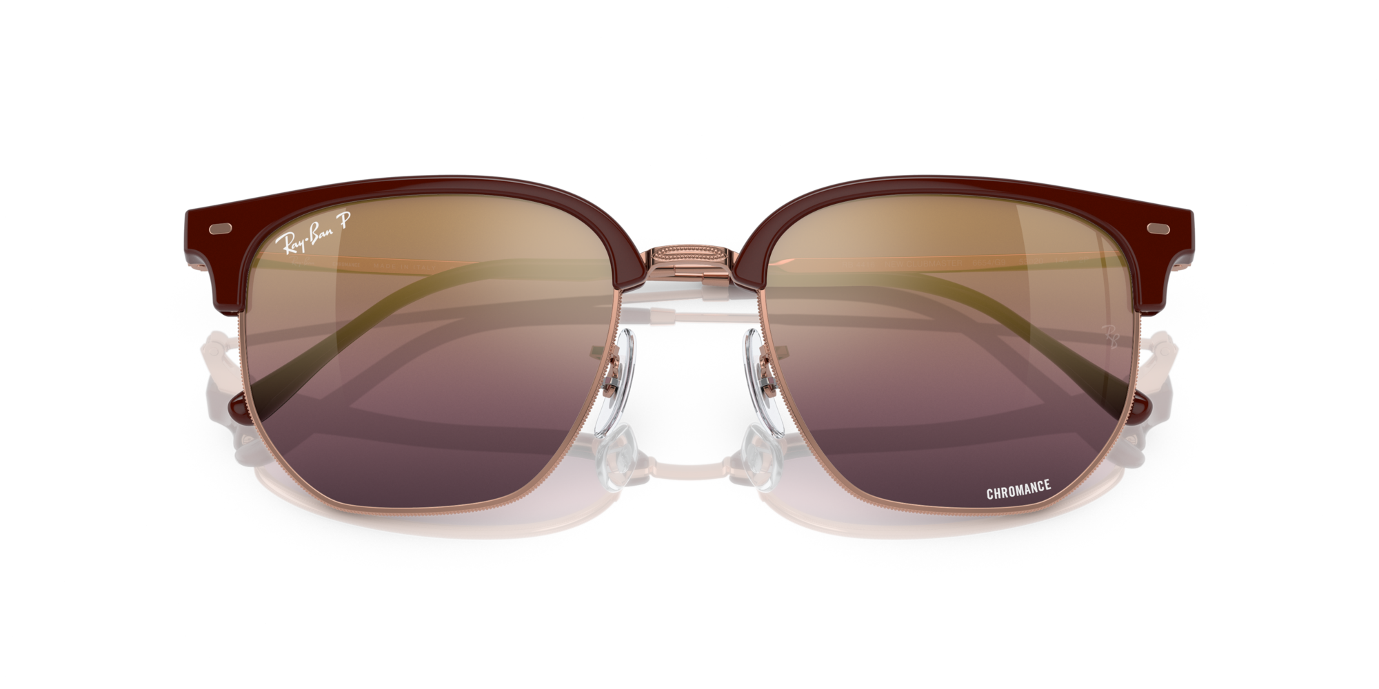 RB4416 NEW CLUBMASTER 6654G9 Occhiali da sole Ray - Ban 2