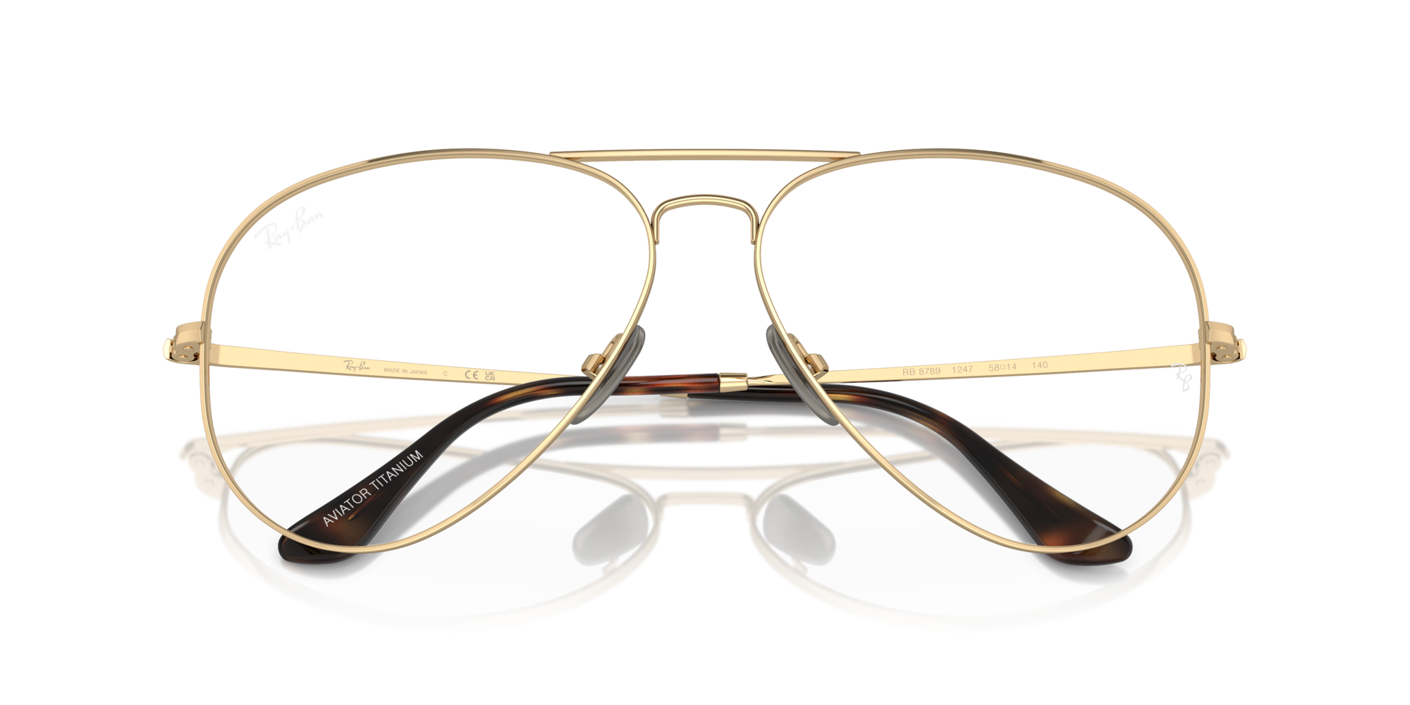 RX8789 AVIATOR TITANIUM 1247 Montature da vista Ray - Ban 2