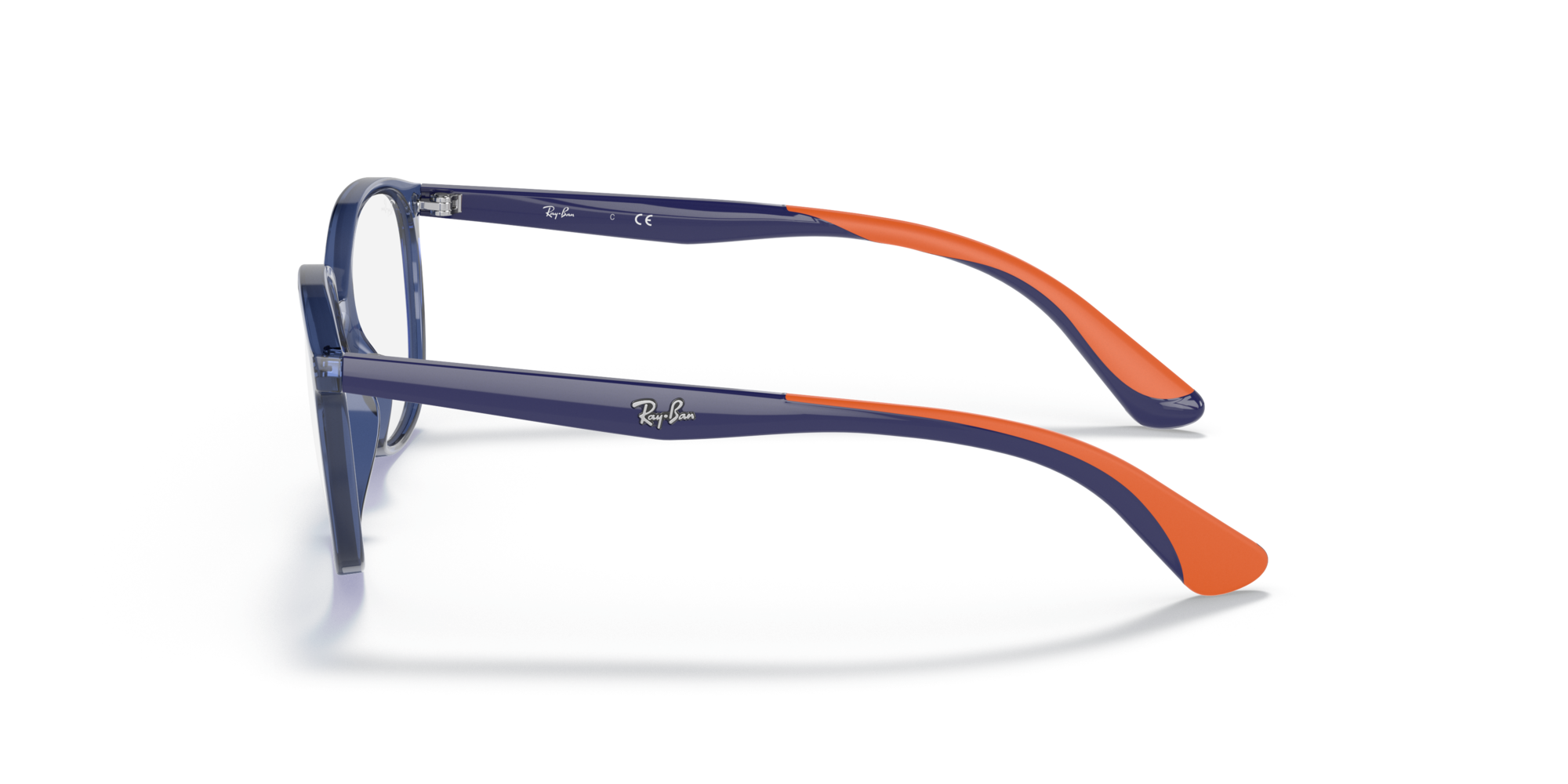 RY1598 3775 TRANSPARENT BLUE Montature da vista Ray - Ban 4