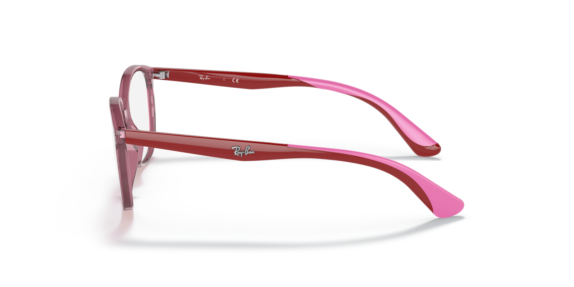 RY1598 3777 TRANSPARENT RED Montature da vista Ray - Ban 4