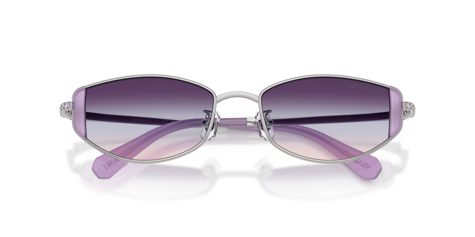 SK7035D 4001U7 Occhiali da sole Swarovski 2