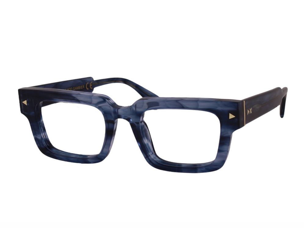 GAMBIER Montature da vista XLAB Blu striato 8051706537620 1