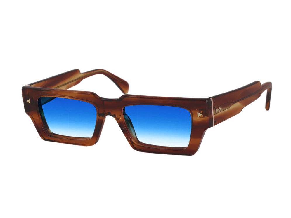 AUCKLAND Occhiali da sole XLAB Marrone strisciato 8055385820646 5