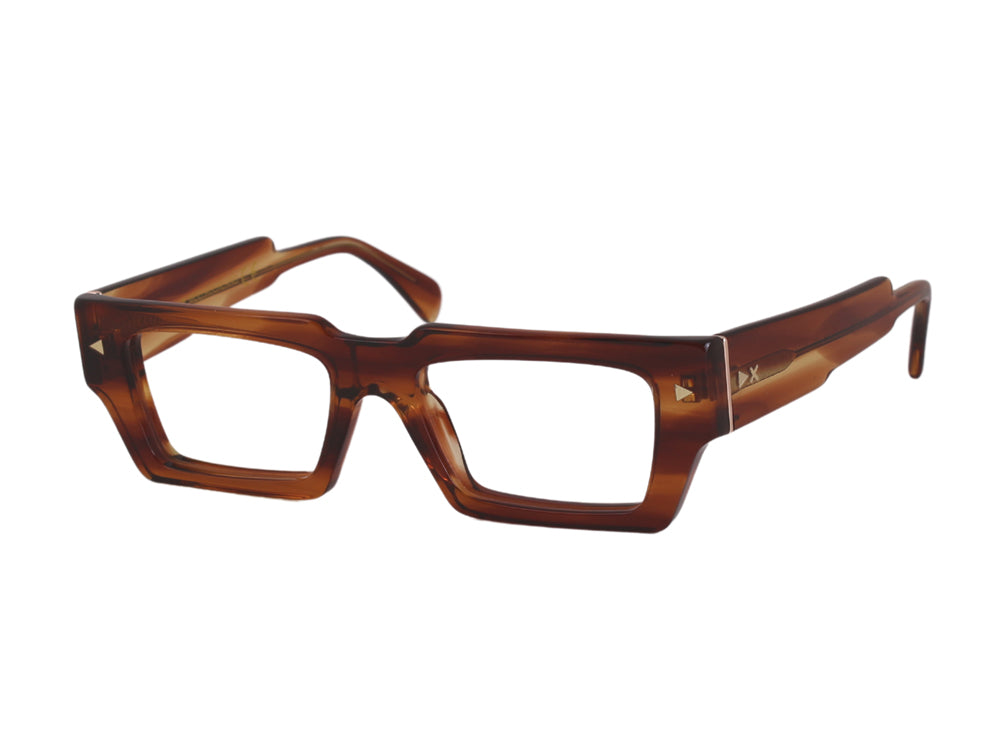 AUCKLAND Montature da vista XLAB Marrone strisciato 8055385821155 8