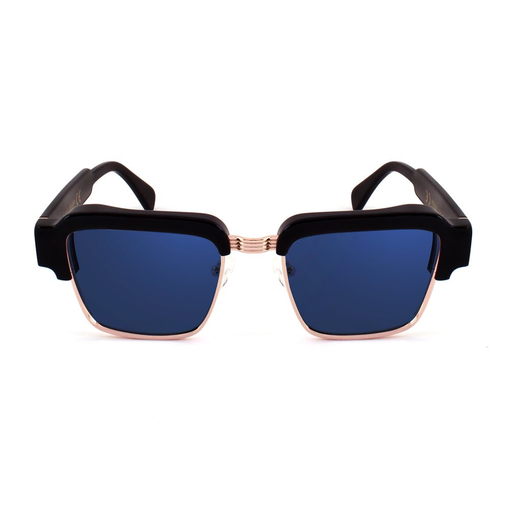 mod. FRASER blue block Blu lucido - Argento / Lenti Blue Block