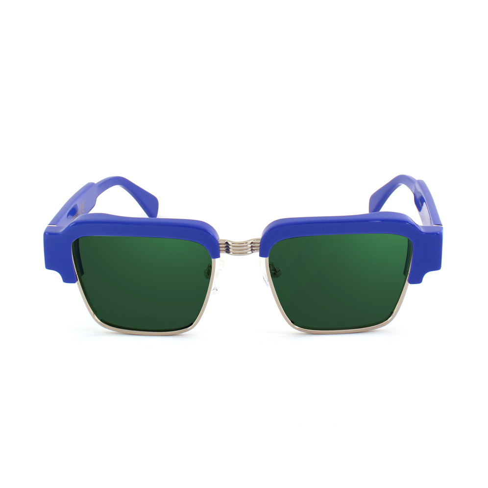 mod. FRASER blue block Blu lucido - Argento / Lenti Blue Block
