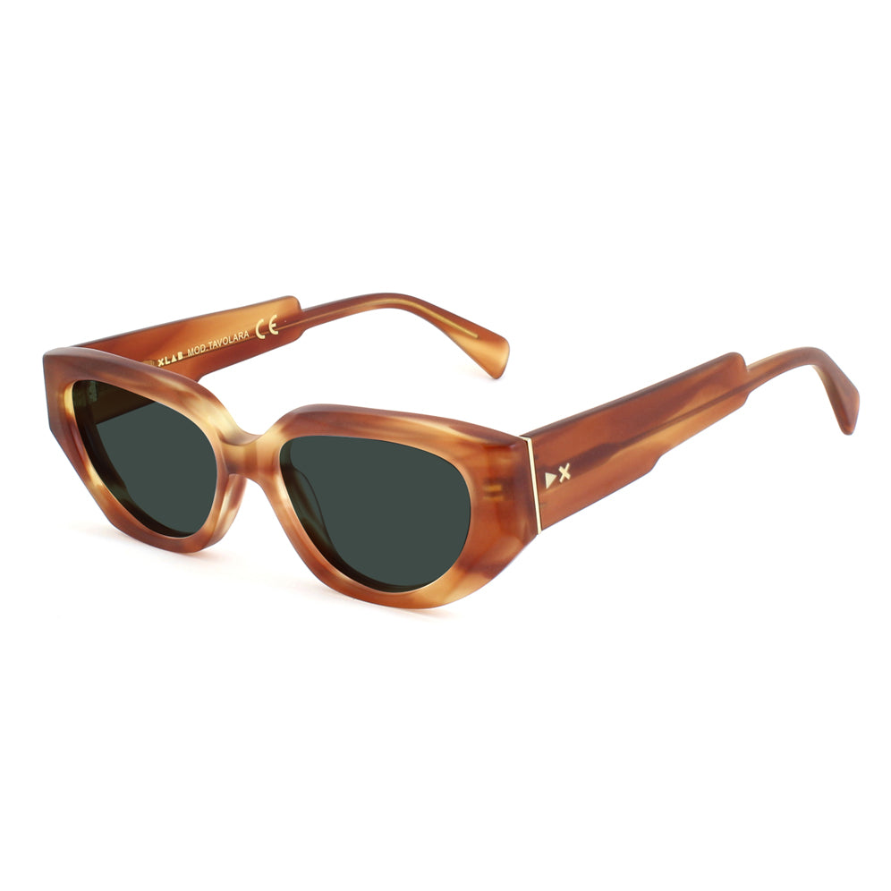 TAVOLARA Occhiali da sole XLAB Marrone striato trasparente opaco 8056249755371 5