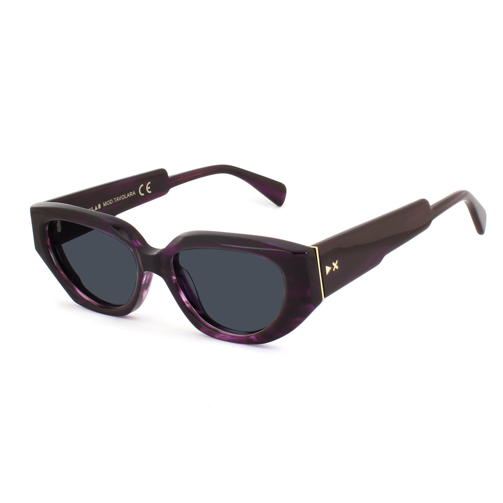 TAVOLARA Occhiali da sole XLAB Viola striato trasparente 8056249754510 8
