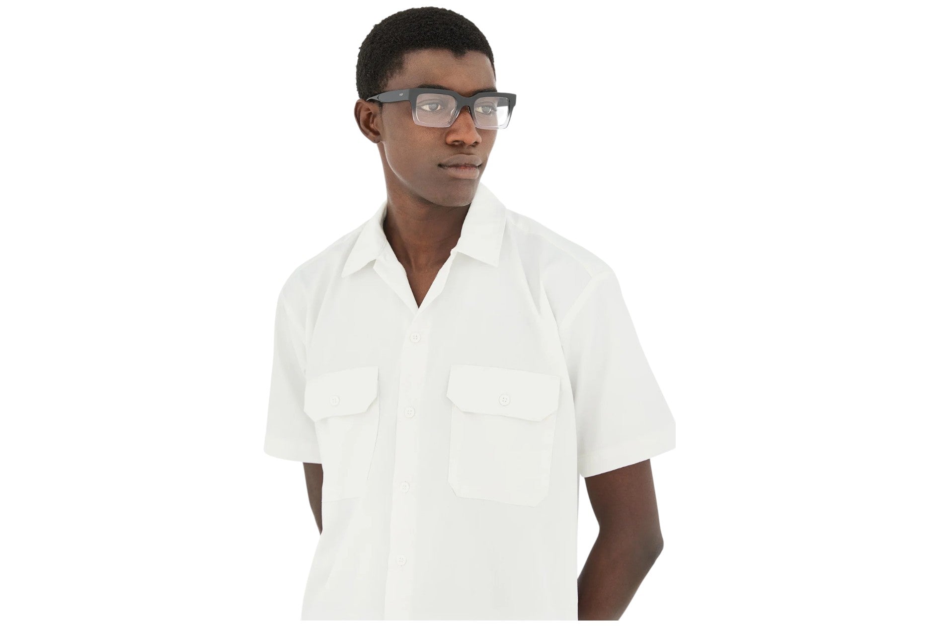 3K2 NUMERO 144 NERO SFUMATO Montature da vista Retrosuperfuture 5