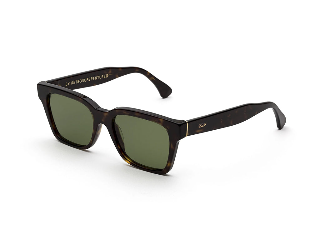 88U America 3627 Green havana Occhiali da sole Retrosuperfuture 1