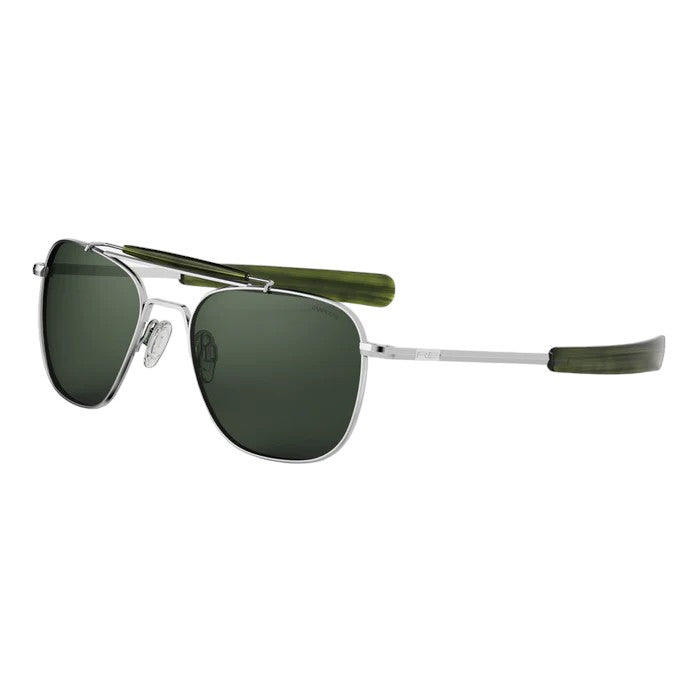 AT002 Bright chrome Occhiali da sole outlet Randolph Engineering 1