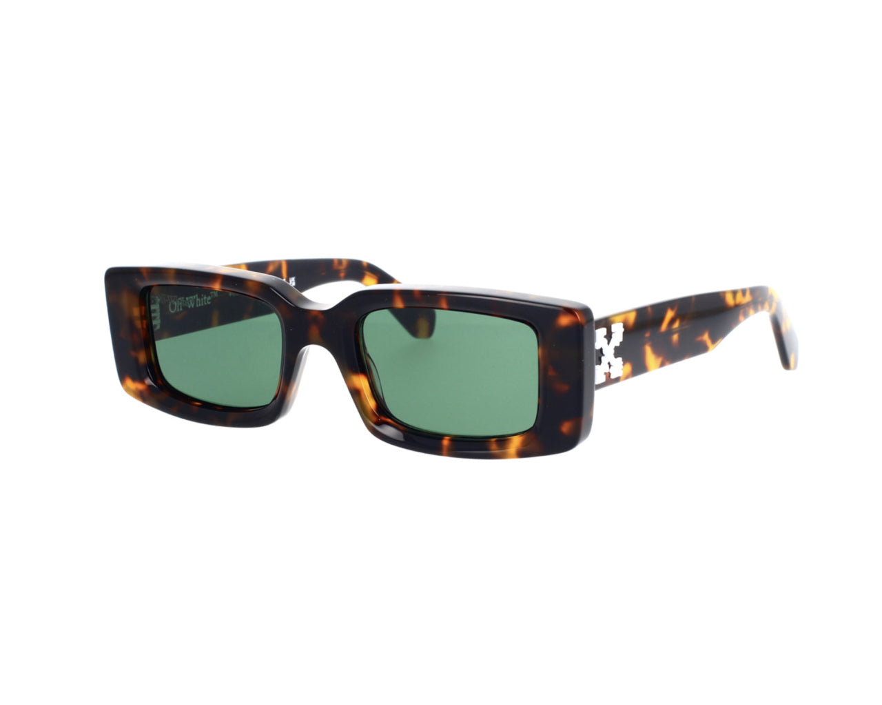 OERI016 Arthur 6455 Havana green Occhiali da sole Off-White 1