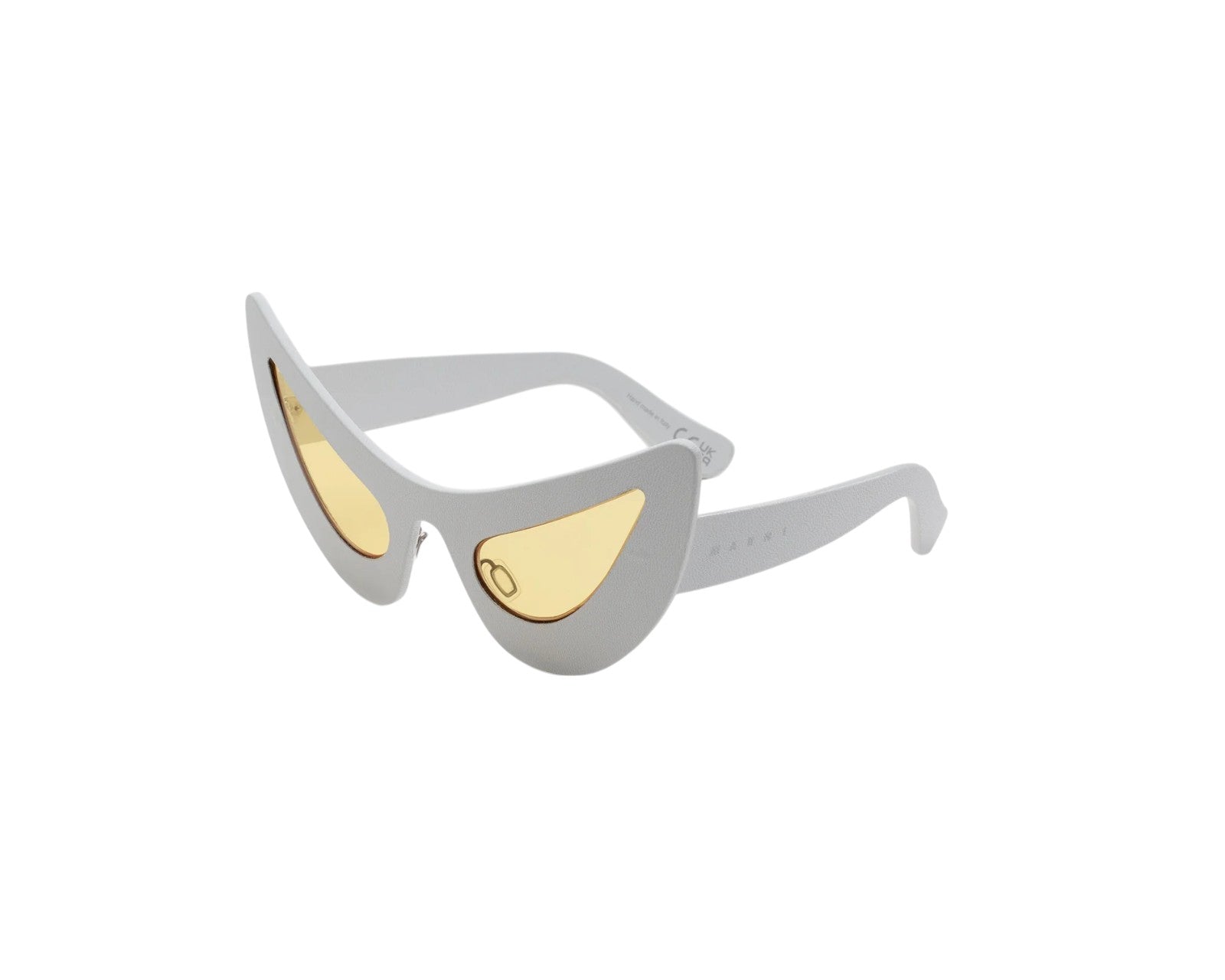 Char Dham Leather White URD Occhiali da sole Marni 1