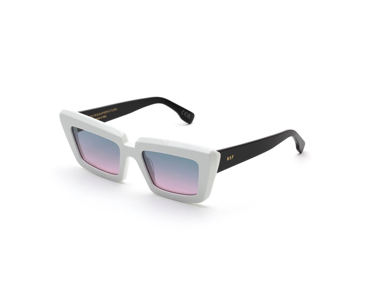 ZV5 Coccodrillo white Occhiali da sole Retrosuperfuture 1