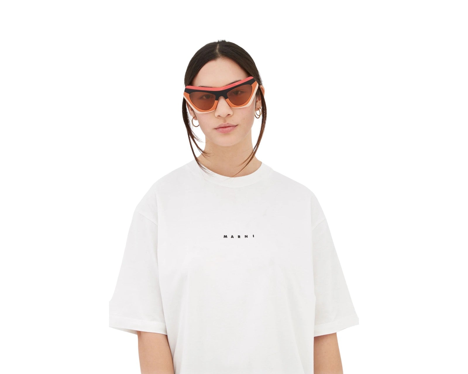 Devil s Pool Stripes Orange P1N Occhiali da sole Marni 4
