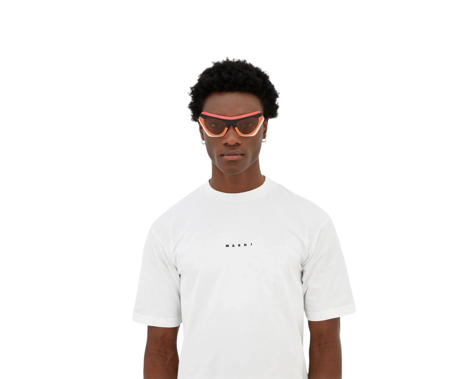 Devil s Pool Stripes Orange P1N Occhiali da sole Marni 5