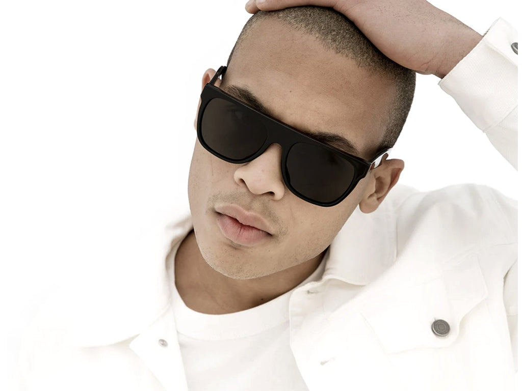 FZQ Flat Top Black Occhiali da sole Retrosuperfuture 3