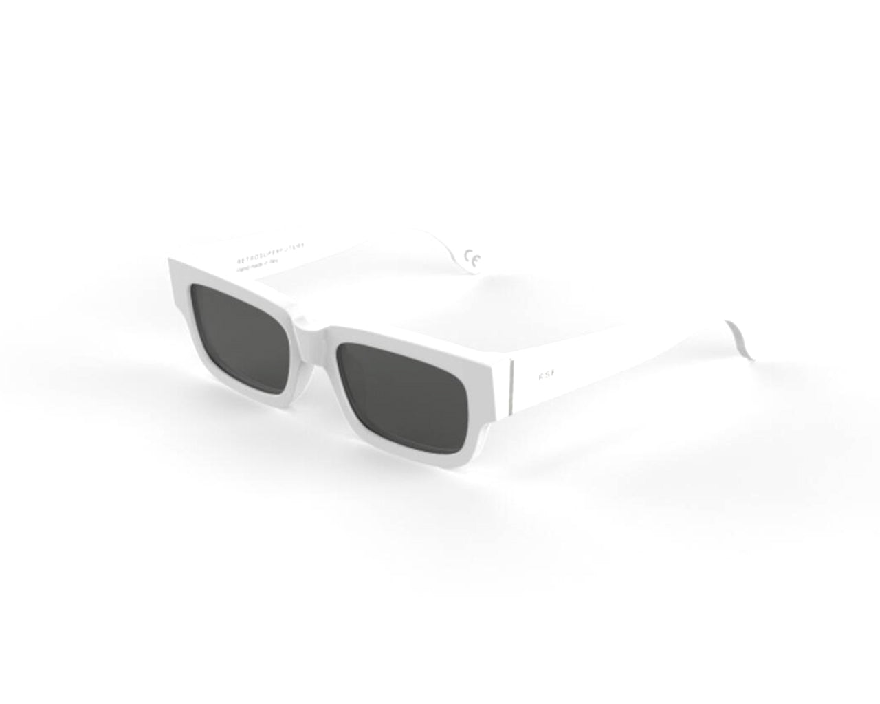 HIG Roma White Occhiali da sole Retrosuperfuture 1