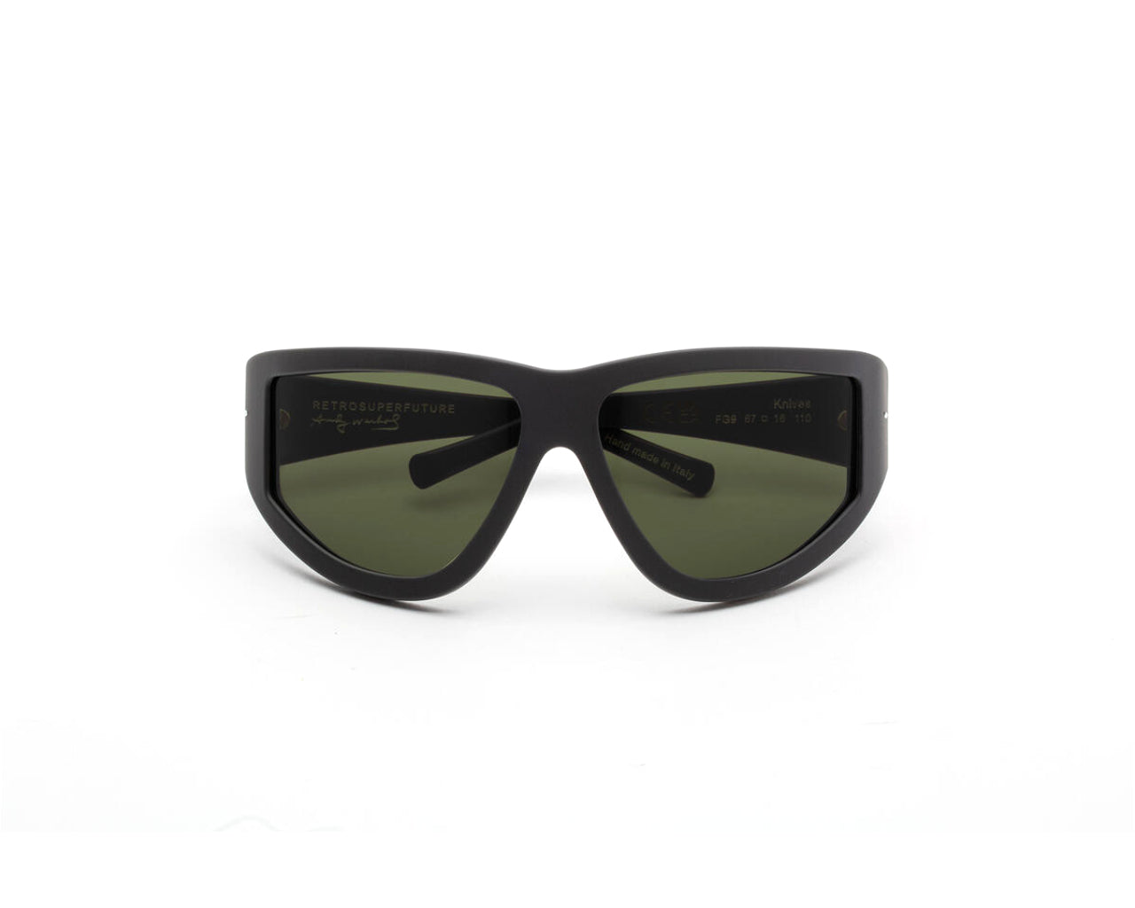 FG9 Knives Black matte Occhiali da sole Retrosuperfuture 2