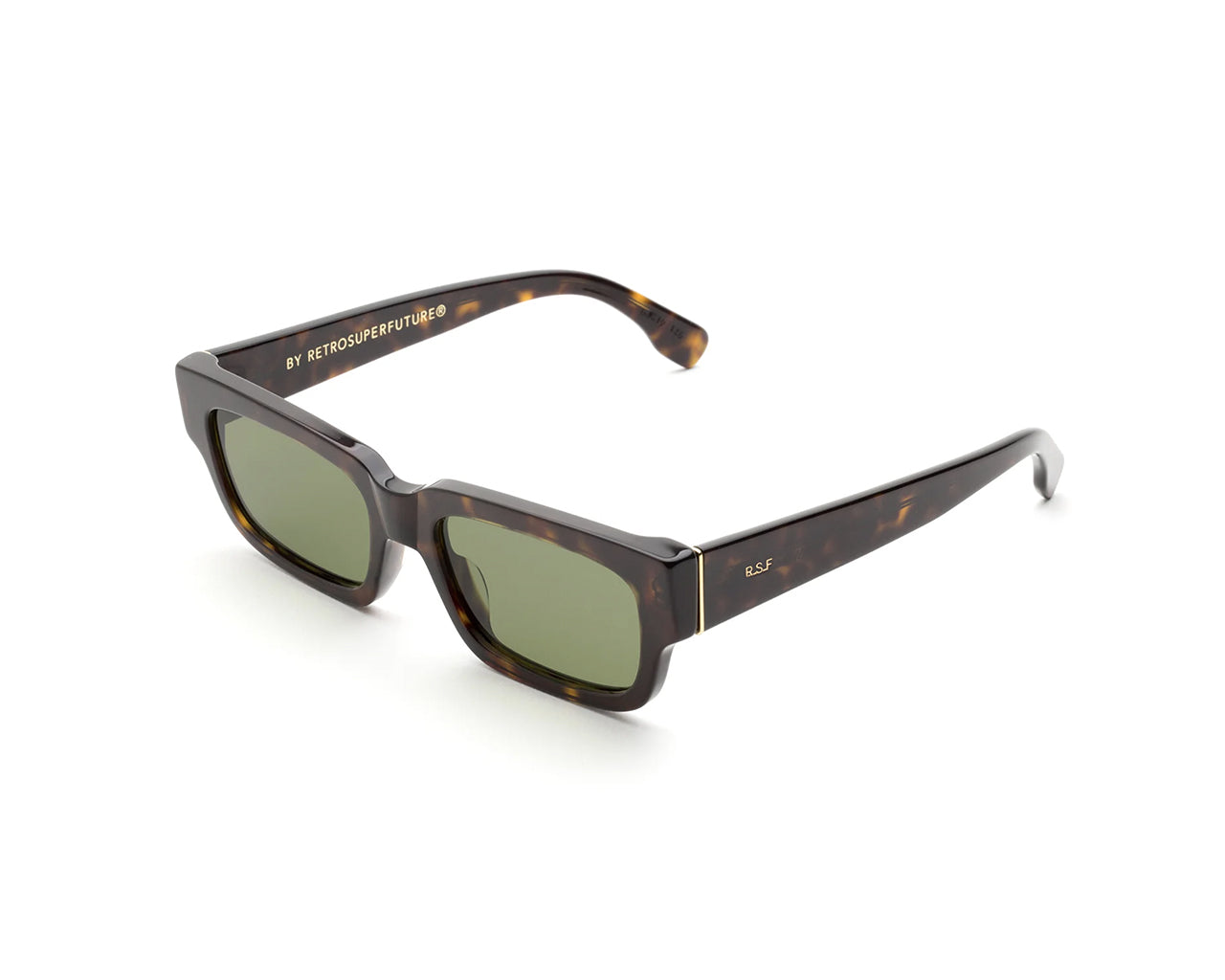 LRV Roma 3627 Green Occhiali da sole Retrosuperfuture 1