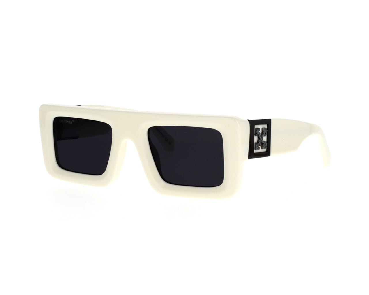 OERI049 Leonardo 0107 White dark grey Occhiali da sole Off-White 1