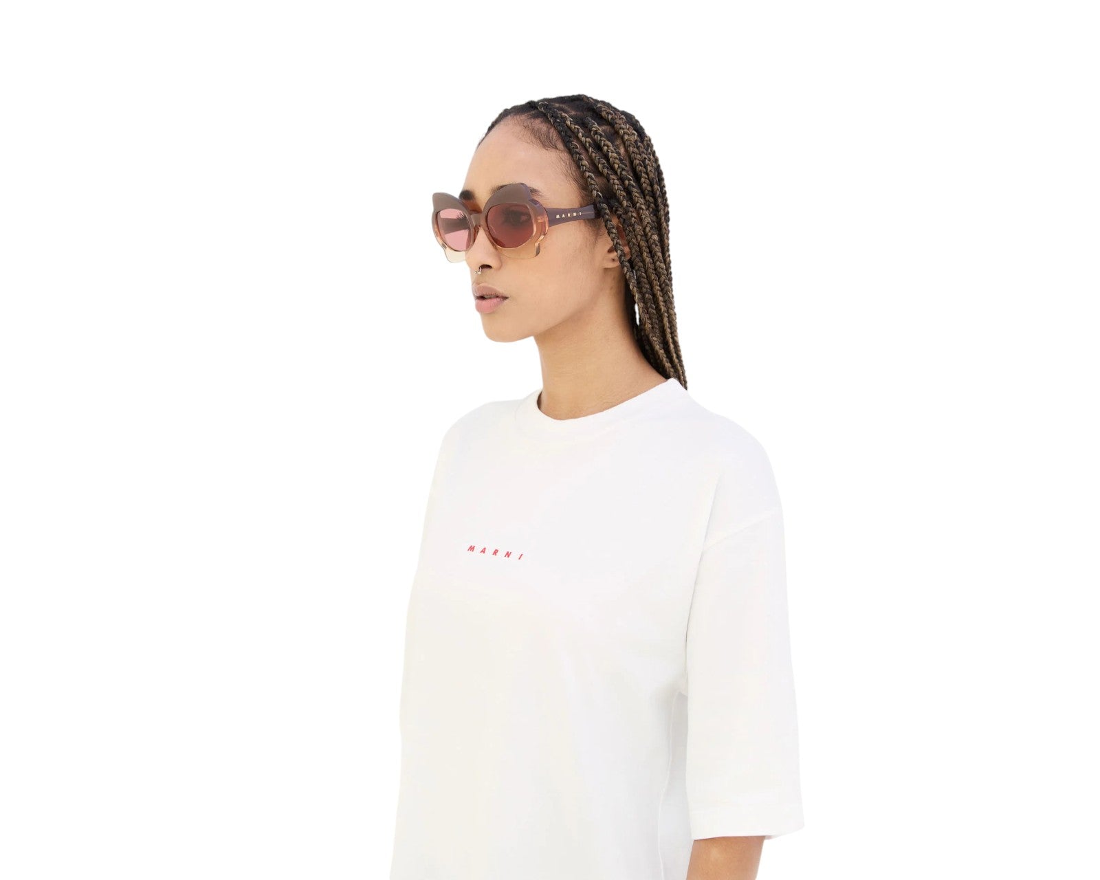 Monumental Gate Brown Fade H29 Occhiali da sole Marni 4