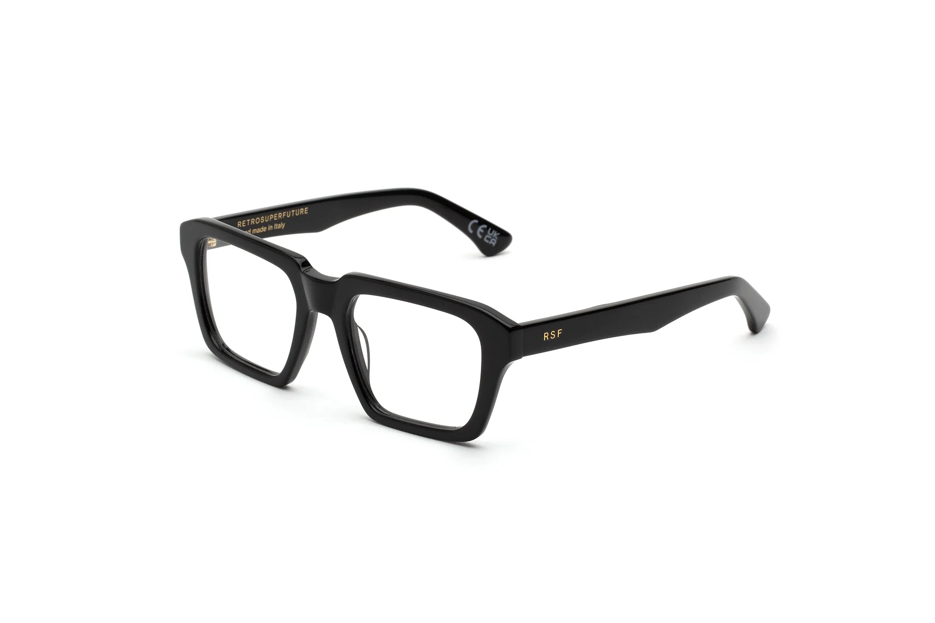 Q2P Numero 121 Black Montature da vista Retrosuperfuture 1