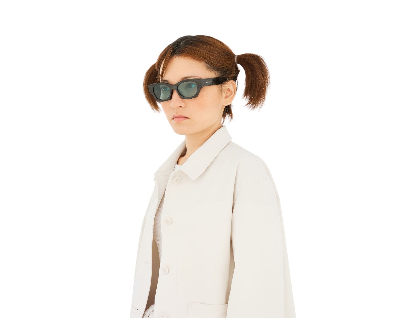 8FH Tono Fiammato Nero Occhiali da sole Retrosuperfuture 6