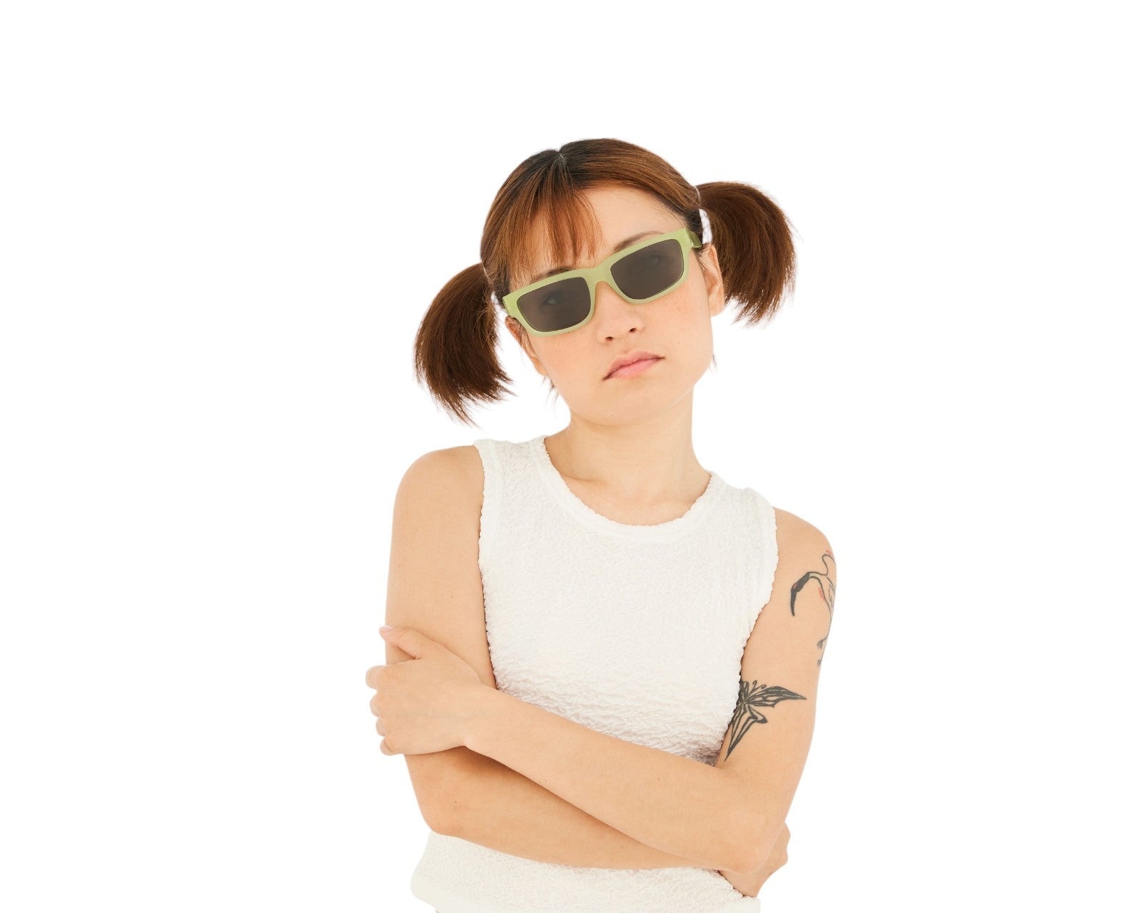 9LA Thelonius Lime Occhiali da sole Retrosuperfuture 7