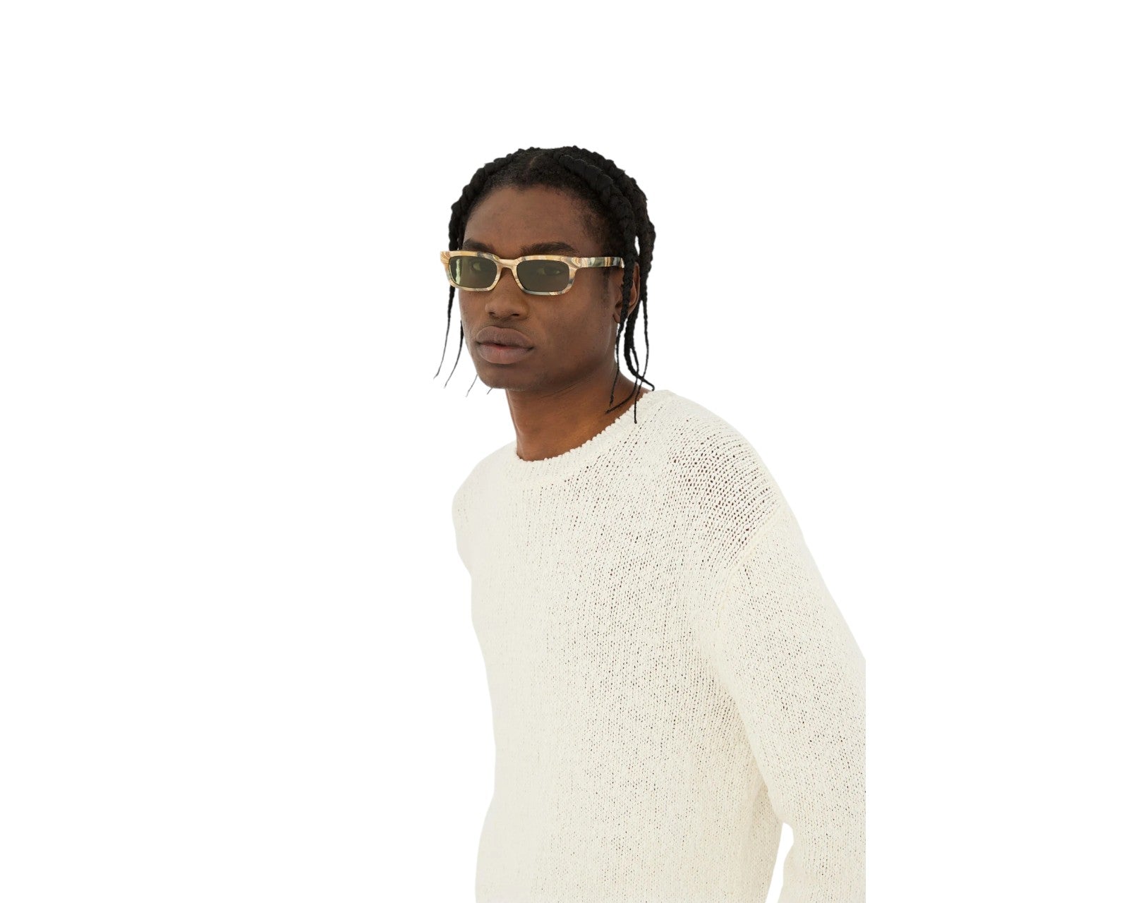 F0O Gesto Boogie Beige Occhiali da sole Retrosuperfuture 4