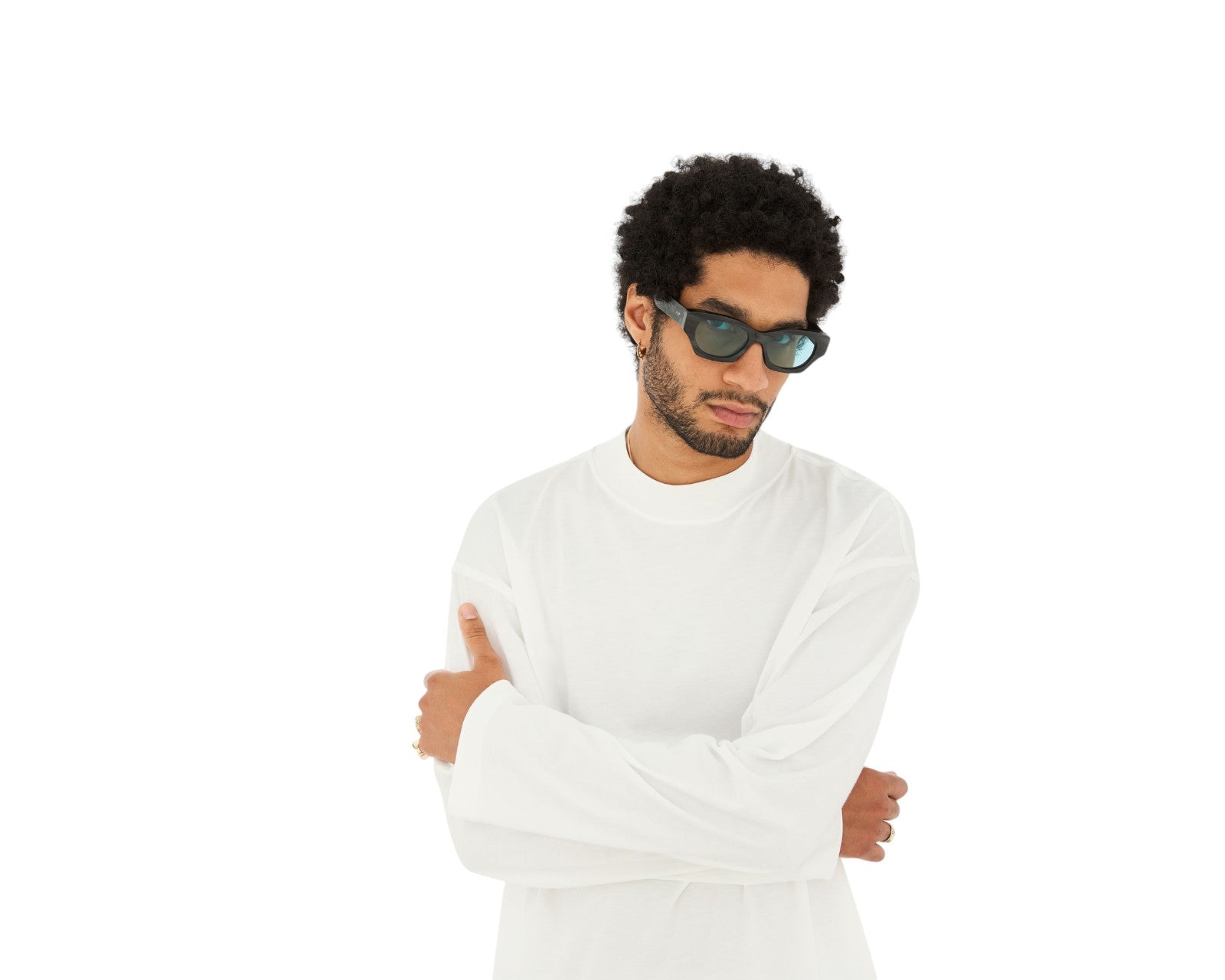 8FH Tono Fiammato Nero Occhiali da sole Retrosuperfuture 4