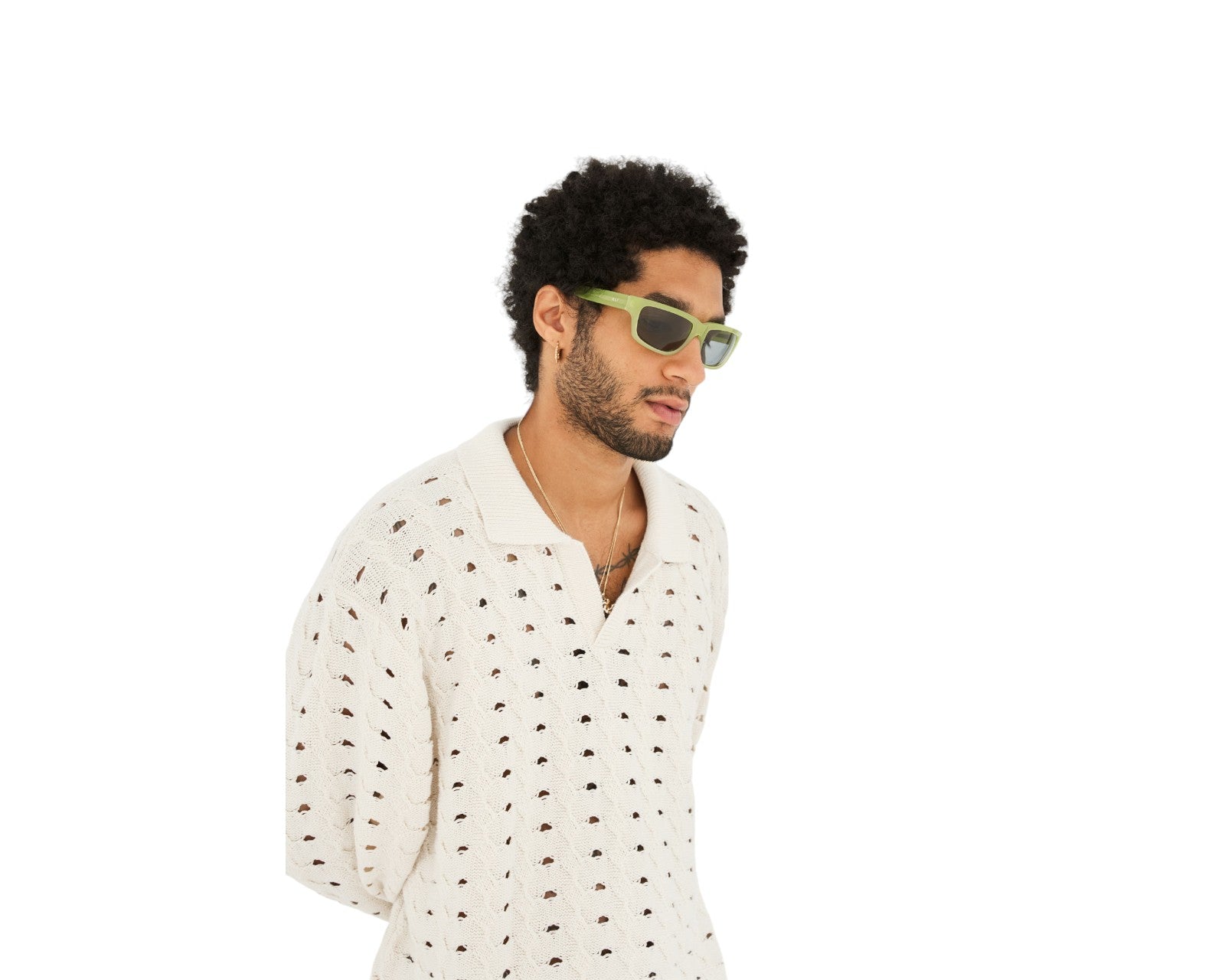 9LA Thelonius Lime Occhiali da sole Retrosuperfuture 5