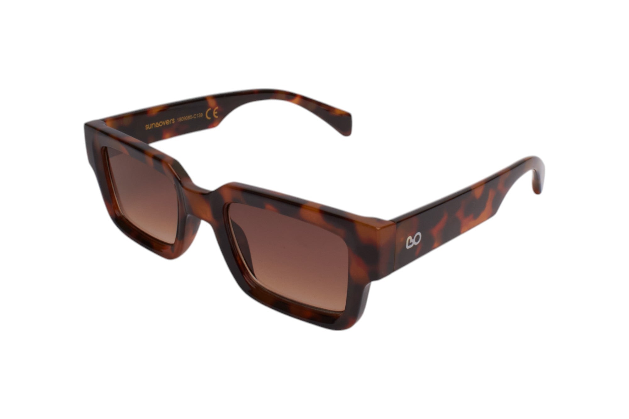 SLS139 Tartaruga scuro/Marrone sfumato Occhiali da sole SUN LOVERS 1