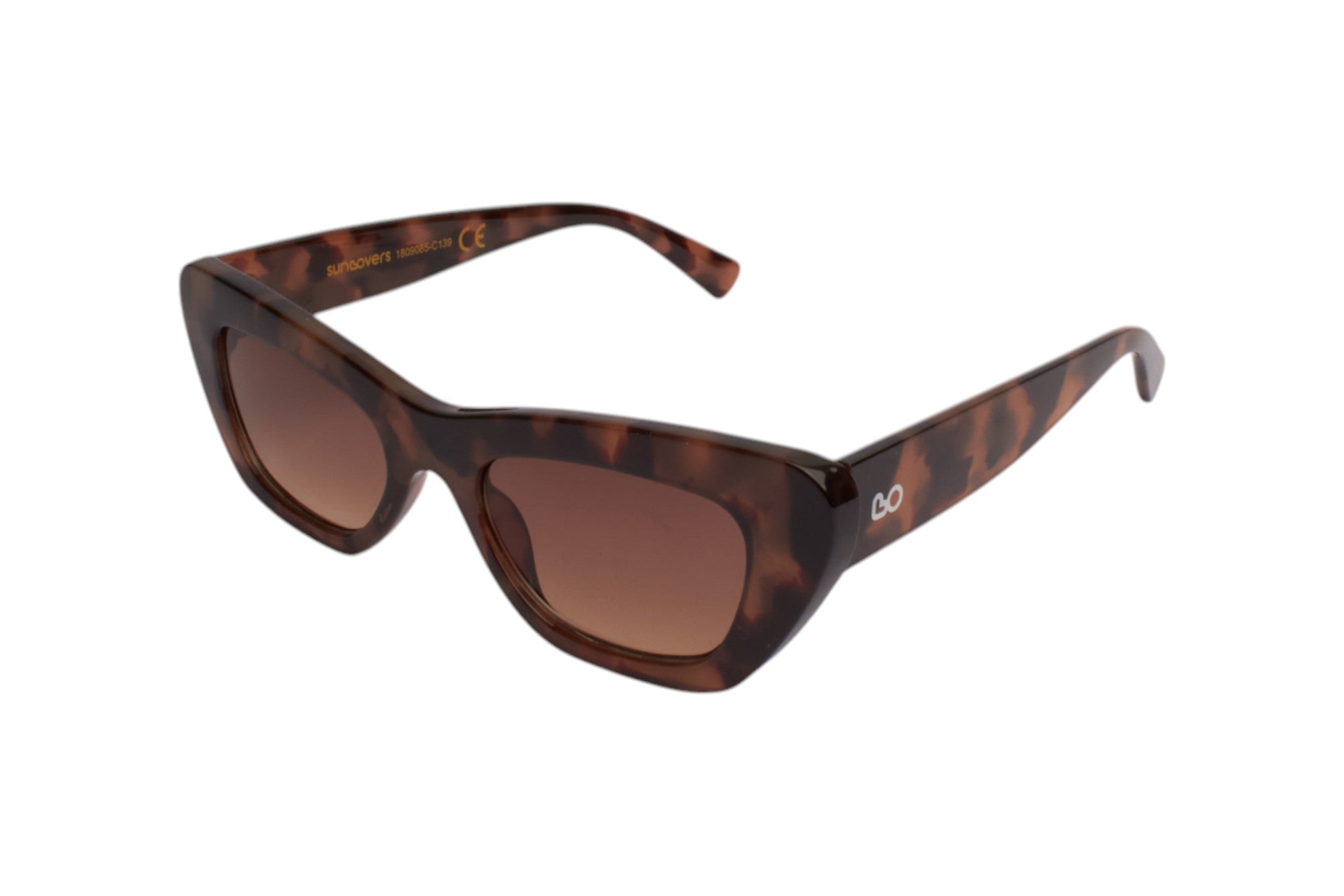 SLS182 Tartaruga scuro/Marrone sfumato Occhiali da sole SUN LOVERS 1