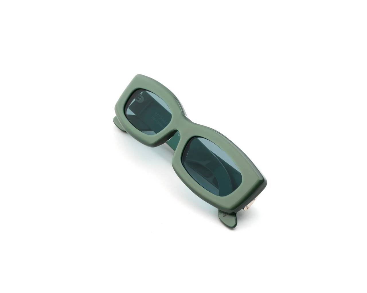 MWA Zaga Metallic Mint Occhiali da sole Retrosuperfuture 3
